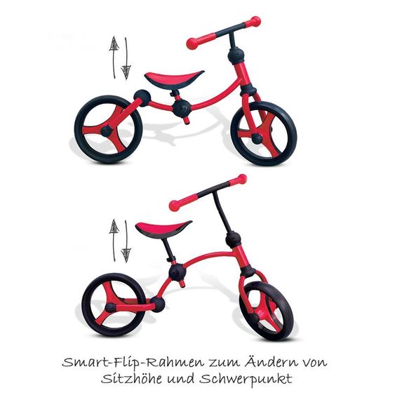 Smart Trike Laufrad Running Bike - Red