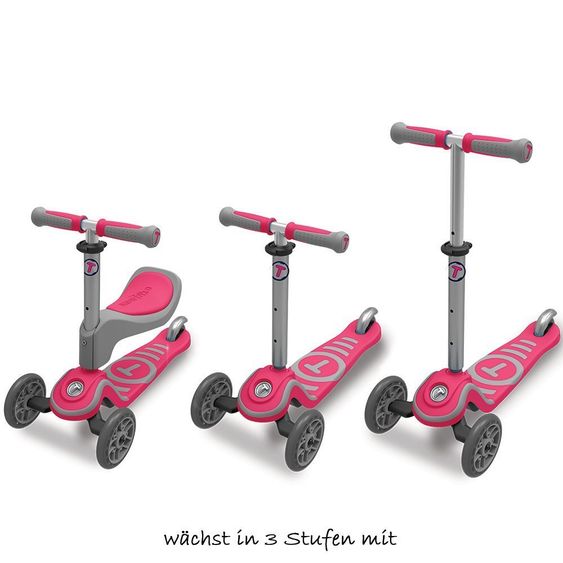 Smart Trike Scooter T1 - Pink