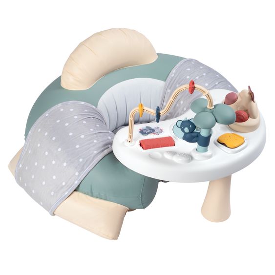 Smoby Toys Activity-Tisch mit aufblasbarem Baby-Rundsitz & Motorikspiel