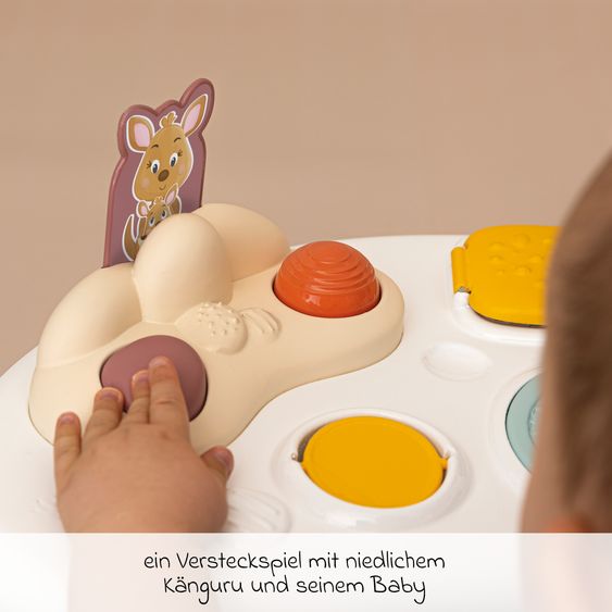 Smoby Toys Activity-Tisch mit aufblasbarem Baby-Rundsitz & Motorikspiel