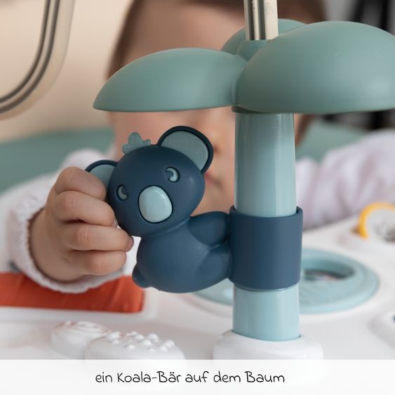 Smoby Toys Activity-Tisch mit aufblasbarem Baby-Rundsitz & Motorikspiel