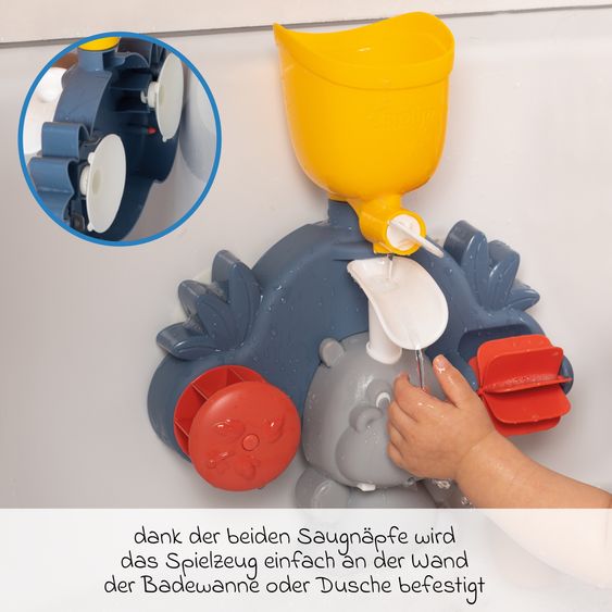 Smoby Toys Badespielzeug Hippo mit Saugnäpfen