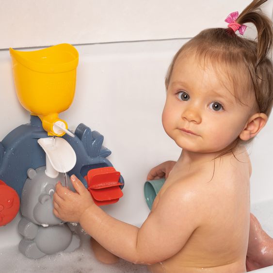 Smoby Toys Giocattolo da bagno ippopotamo con ventose