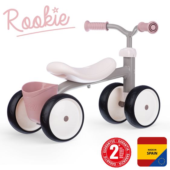 Smoby Toys Rookie ride-on car - Rose