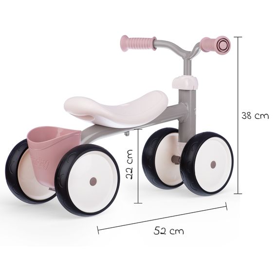 Smoby Toys Rutscherfahrzeug Rookie - Rose