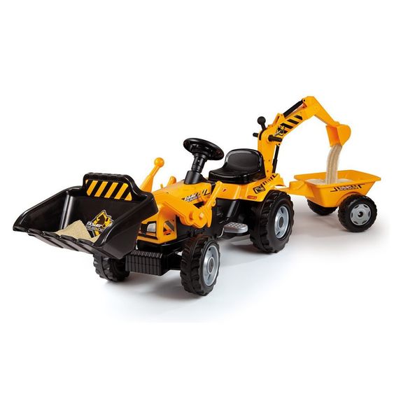 Smoby Toys Trettraktor Builder Max - Gelb