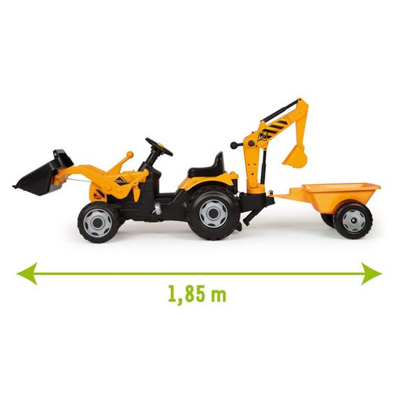 Smoby Toys Trettraktor Builder Max - Gelb