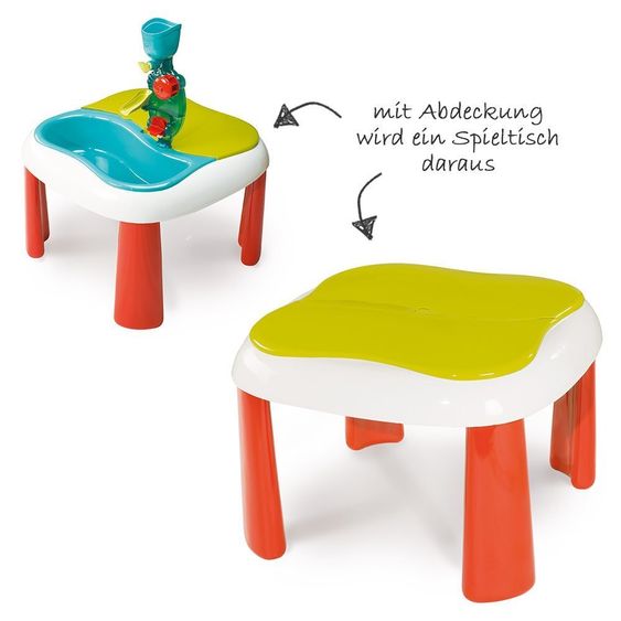 Smoby Toys Water & Sand Play Table with Accessories - Turquoise