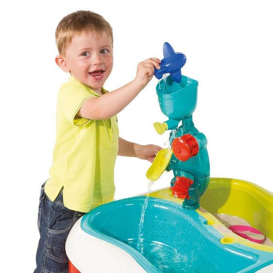 Smoby Toys Water & Sand Play Table with Accessories - Turquoise