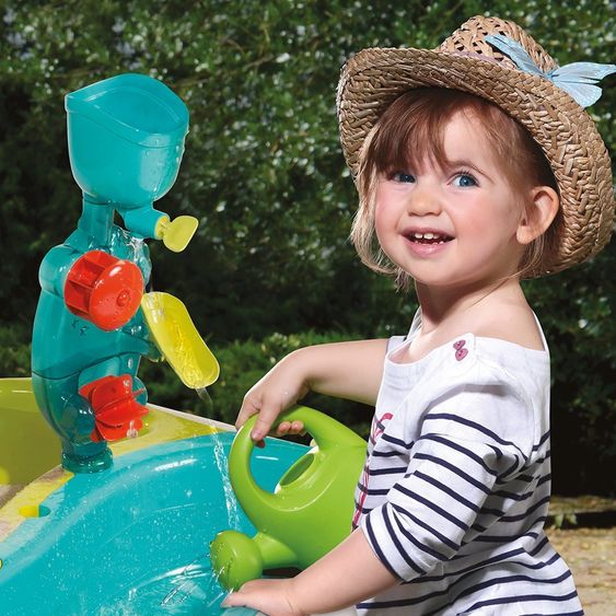 Smoby Toys Water & Sand Play Table with Accessories - Turquoise