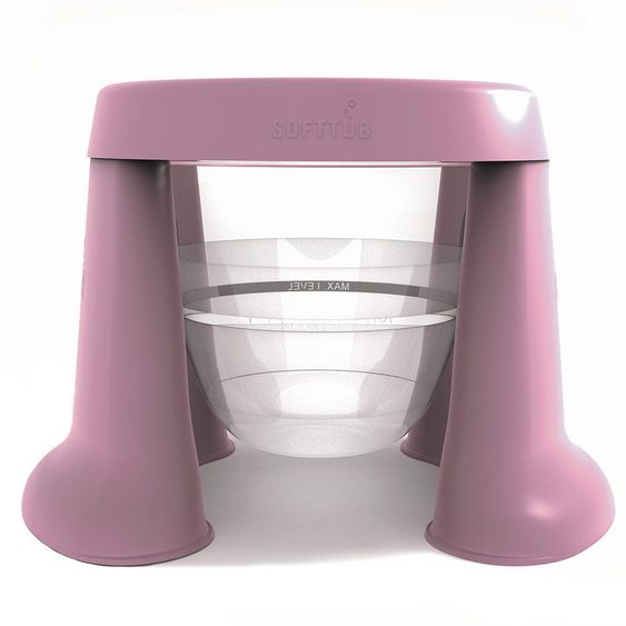 SOFTTUB Baby-Badewanne & Badeeimer für Neugeborene - Rosa