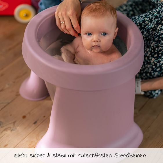SOFTTUB Baby-Badewanne & Badeeimer für Neugeborene - Rosa