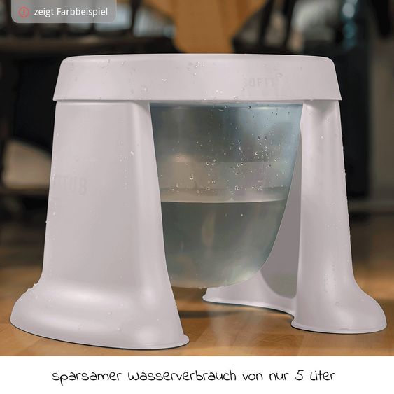 SOFTTUB Baby-Badewanne & Badeeimer für Neugeborene - Rosa
