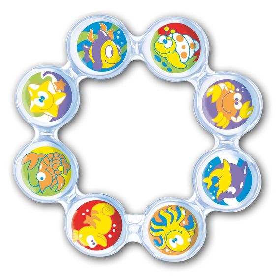 SpielMaus Kühl-Beißring Meerestiere