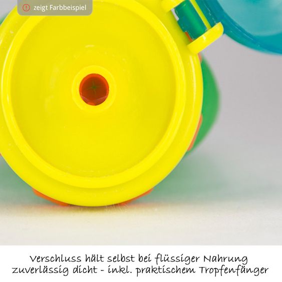 Squeasy Gear Squeeze Bag Snacker - Spremiagrumi in silicone riutilizzabile - 180 ml - Rosso