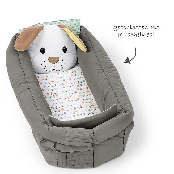 Sterntaler 2-in-1 Kuschelnest & Krabbeldecke Waldis - Hoppel