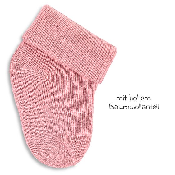 Sterntaler 3er Pack Erstlingssocken mit Umschlag - Rosa - Gr. 0-4 Monate