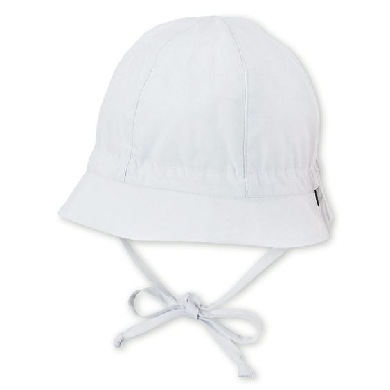 Sterntaler Baby-Hut mit UV Schutz & Bindeband - Weiß - Gr. 39