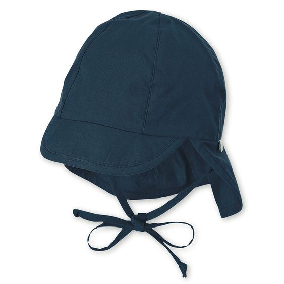 Sterntaler Baby-Schirmmütze mit UV Schutz & Nackenschutz - Marine - Gr. 39