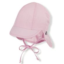 Baby peaked cap with UV protection & neck protection - Pink - Size 43