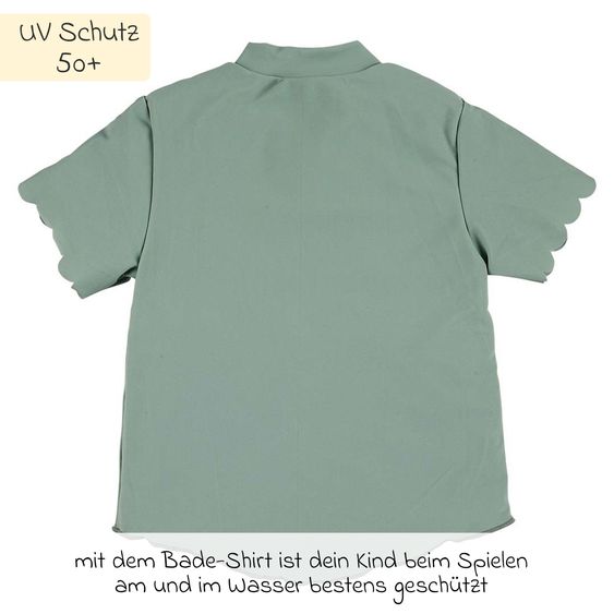 Sterntaler Bade-Shirt LSF Kurzarm - Regenbogen - Grün - Gr. 74/80