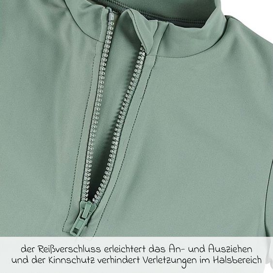 Sterntaler Bade-Shirt LSF Kurzarm - Regenbogen - Grün - Gr. 74/80