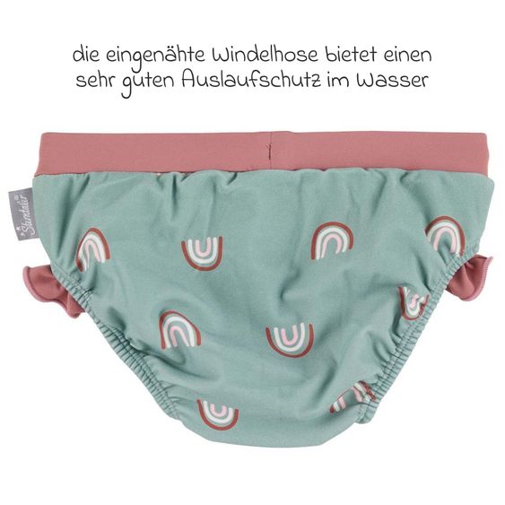 Sterntaler Bade-Windelhose LSF - Regenbogen - Grün - Gr. 74/80