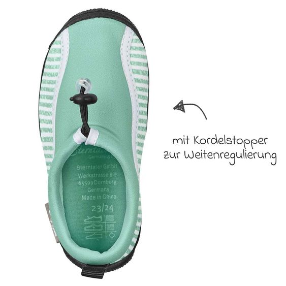 Sterntaler Badeschuh Aqua-Schuh - Hai - Grün - Gr. 23/24