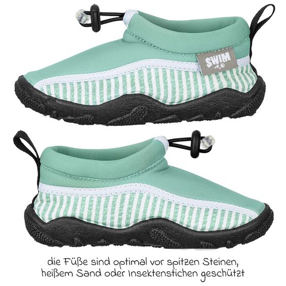 Sterntaler Badeschuh Aqua-Schuh - Hai - Grün - Gr. 23/24