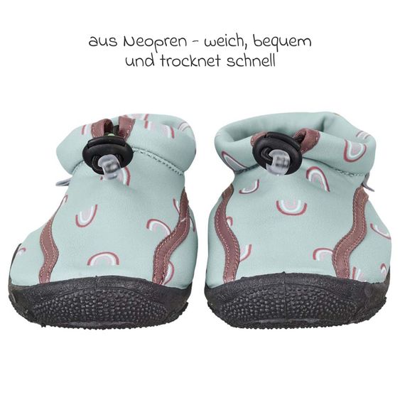 Sterntaler Badeschuh Aqua-Schuh - Regenbogen - Grün - Gr. 21/22