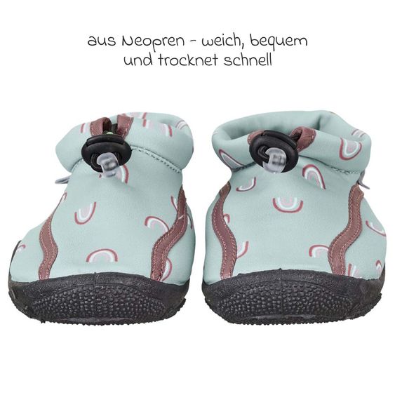 Sterntaler Badeschuh Aqua-Schuh - Regenbogen - Grün - Gr. 23/24