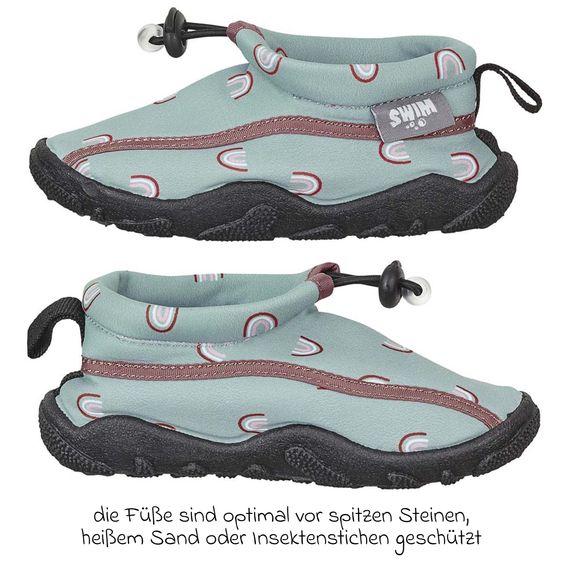 Sterntaler Badeschuh Aqua-Schuh - Regenbogen - Grün - Gr. 23/24