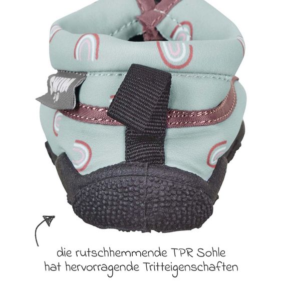 Sterntaler Badeschuh Aqua-Schuh - Regenbogen - Grün - Gr. 23/24