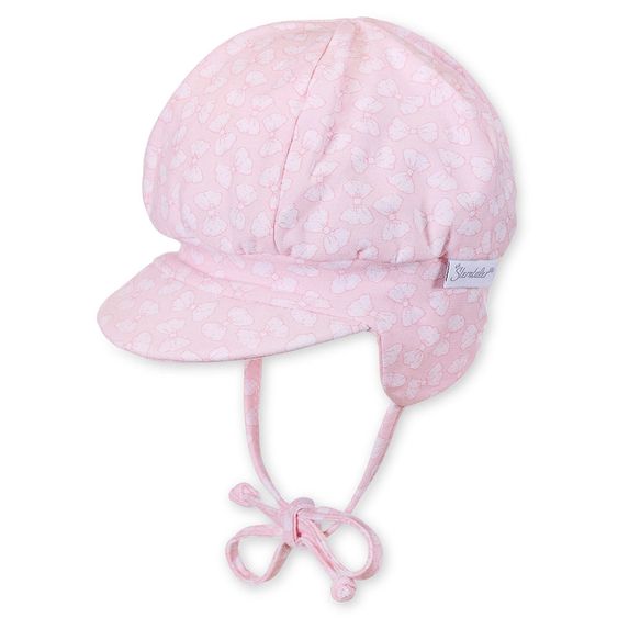 Sterntaler Ballonmütze zum Binden - Schleifen Rosa - Gr. 35