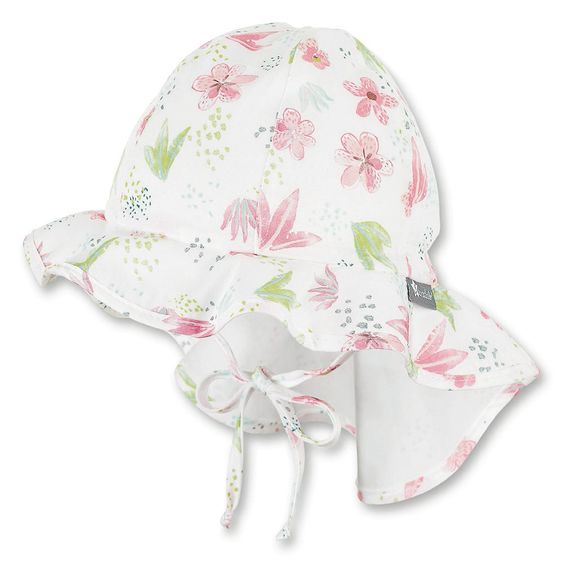 Sterntaler Flapper flowers with neck guard - White - Size 45