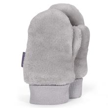 Morbida muffola con pollice e polsino in maglia - Grigio - Taglia 2
