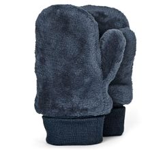 Morbide muffole con pollice e polsino in maglia - Navy - Taglia 2