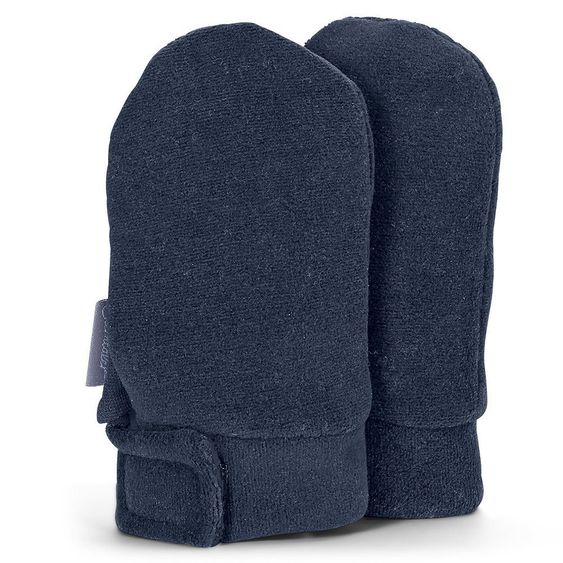 Sterntaler Fleece-Fäustel mit Klettverschluss Gr. 0  - Marine