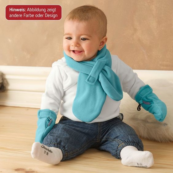 Sterntaler Fleece-Schal mit Klettverschluss 70 cm - Marine
