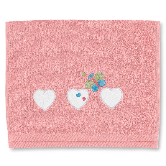 Sterntaler Handtuch 30 x 50 cm - Schmetterling Peggy - Koralle