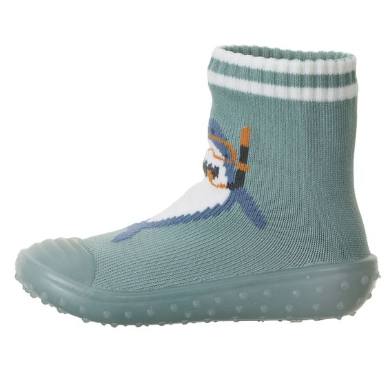 Sterntaler Hüttenschuh Adventure-Socks - Hai - Gr. 19/20