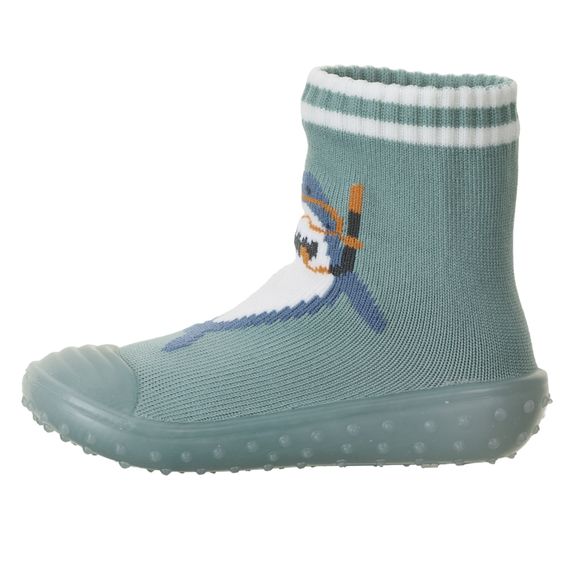 Sterntaler Hüttenschuh Adventure-Socks - Hai - Gr. 21/22