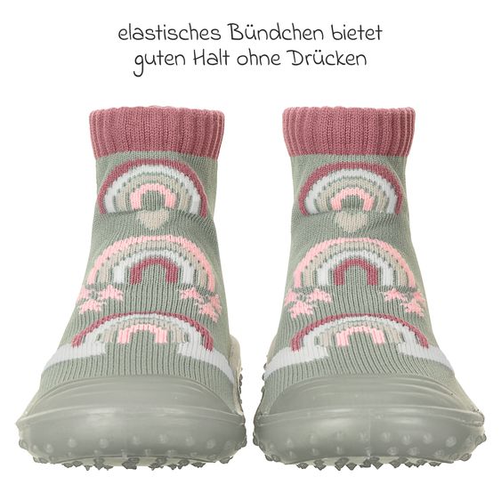 Sterntaler Hüttenschuh Adventure-Socks - Regenbogen - Gr. 19/20