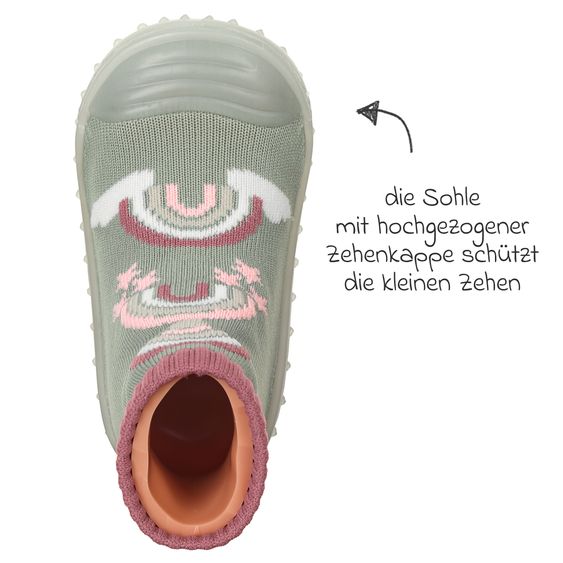 Sterntaler Hüttenschuh Adventure-Socks - Regenbogen - Gr. 19/20