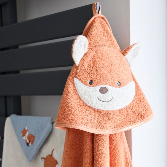 Sterntaler Hooded Bath Towel 100 x 100 cm - Fuchs Filou
