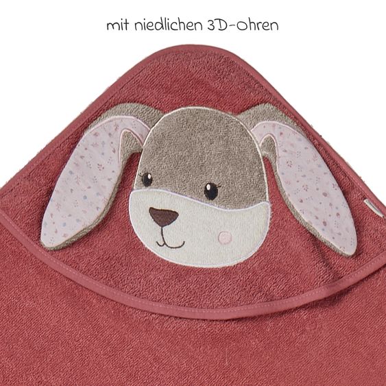 Sterntaler Hooded Bath Towel 100 x 100 cm - Hase Hanni