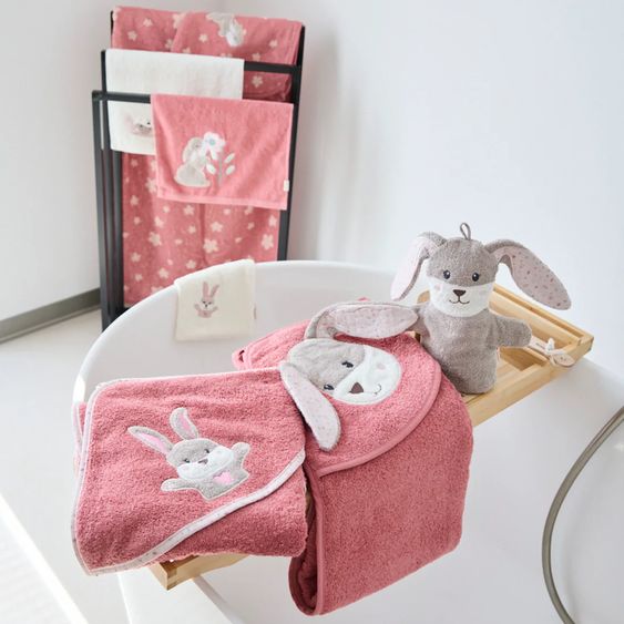Sterntaler Hooded Bath Towel 100 x 100 cm - Hase Hanni