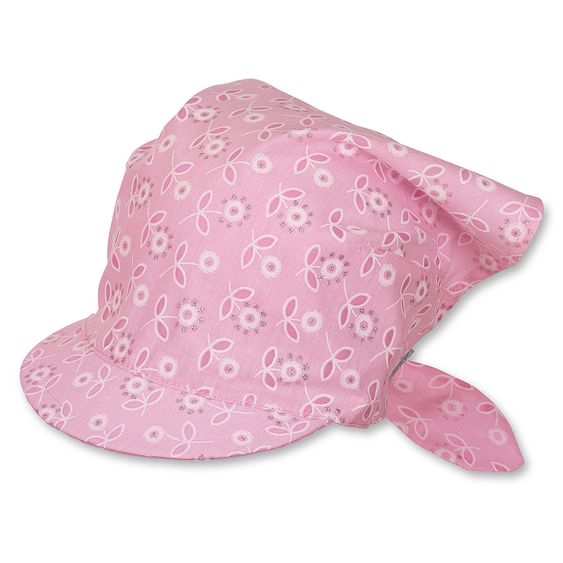 Sterntaler Kopftuch - Blumen Rosa - Gr. 47