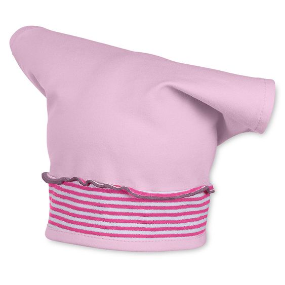 Sterntaler Kopftuch mit elastischem Bund - Streifen Rosa Pink - Gr. 41