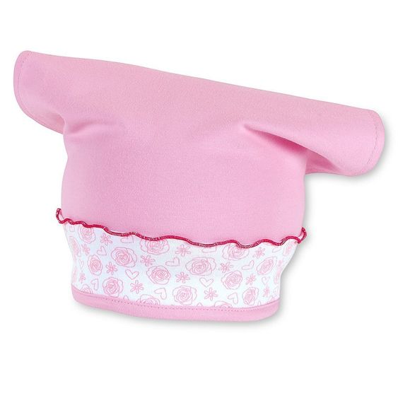 Sterntaler Kopftuch mit elastischem Bund UV 50+ - Röschen - Rosa - Gr. 51